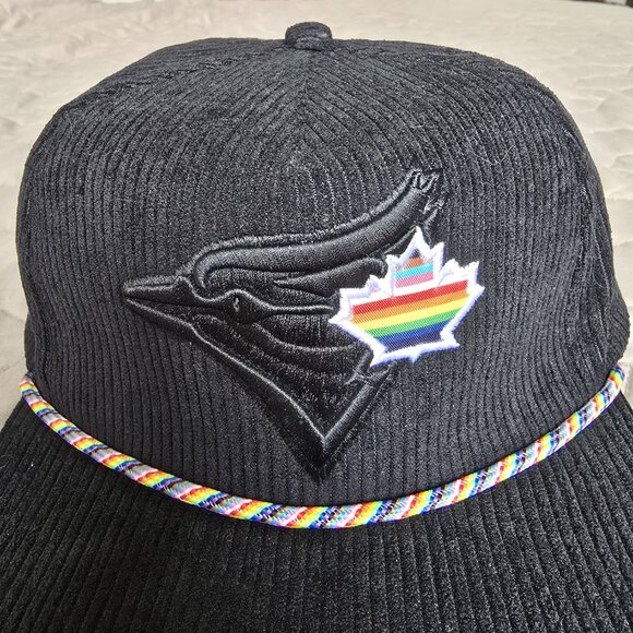 Blue Jays Pride Baseball Hat - Corduroy - Limited Edition TD Giveaway Pride 2024 - Picture 2 of 3